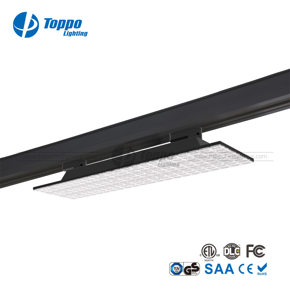 Wattage adjustable IP20 SAA GS led track panel 75W